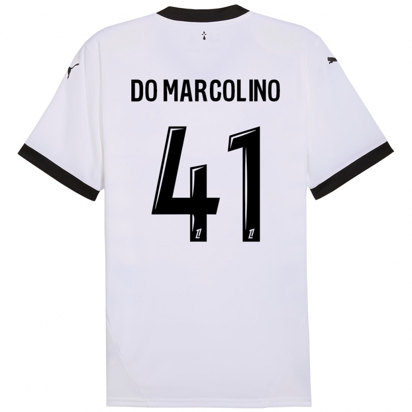 Criança Camisola Alan Do Marcolino #41 Preto Branco Alternativa 2024/25 Camisa