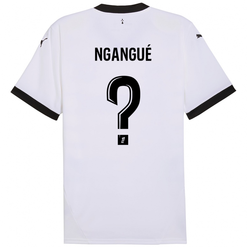 Criança Camisola Maurice Ngangué #0 Preto Branco Alternativa 2024/25 Camisa