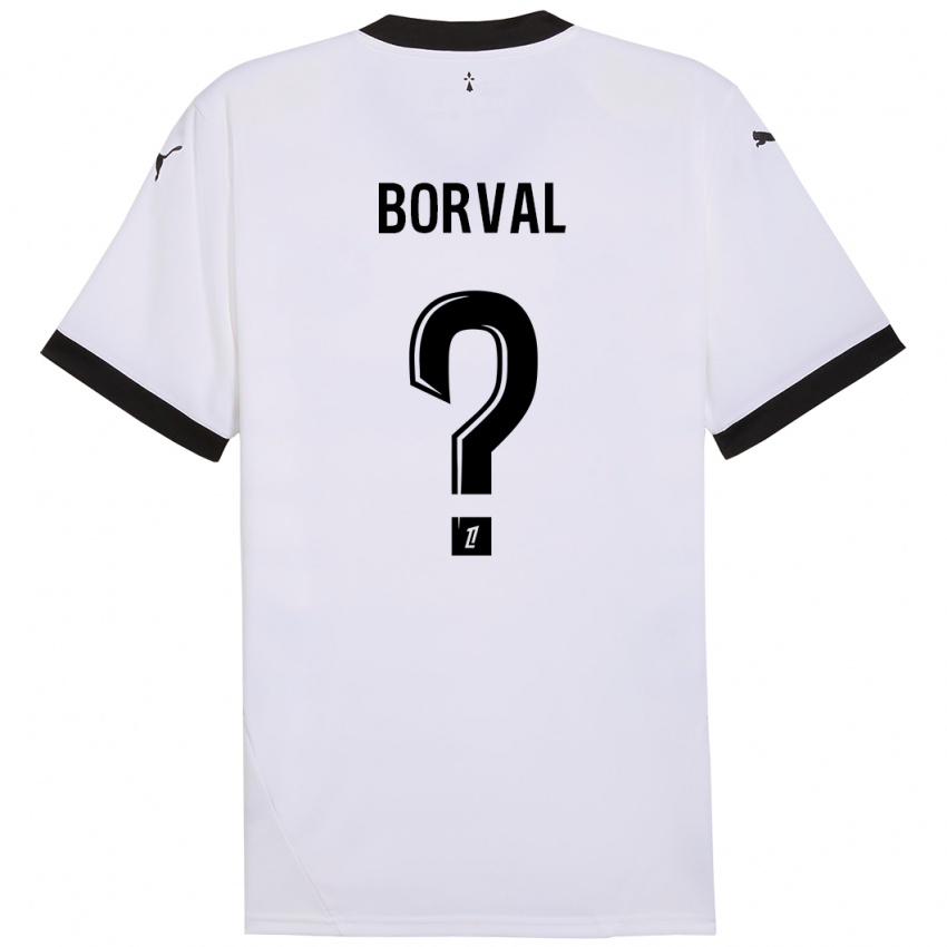 Criança Camisola Cyril Borval #0 Preto Branco Alternativa 2024/25 Camisa