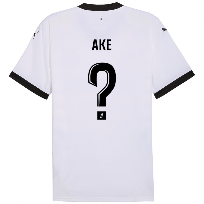 Criança Camisola Junior Ake #0 Preto Branco Alternativa 2024/25 Camisa