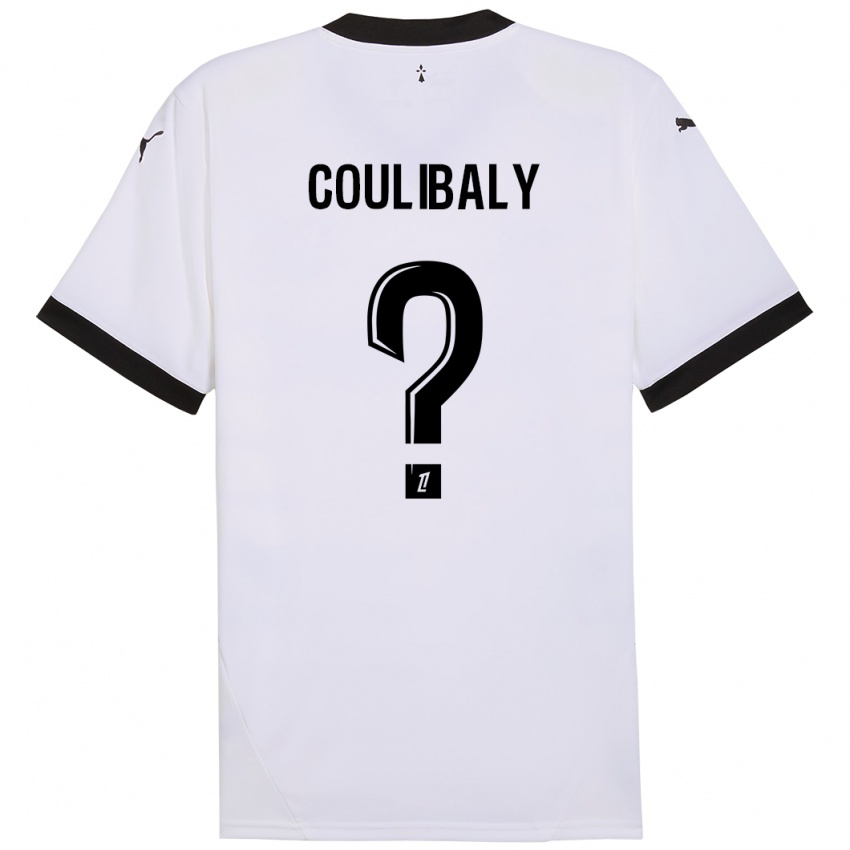 Criança Camisola Joël Coulibaly #0 Preto Branco Alternativa 2024/25 Camisa