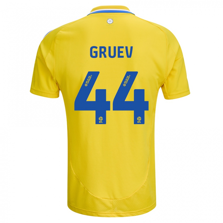 Criança Camisola Ilia Gruev #44 Azul Amarelo Alternativa 2024/25 Camisa