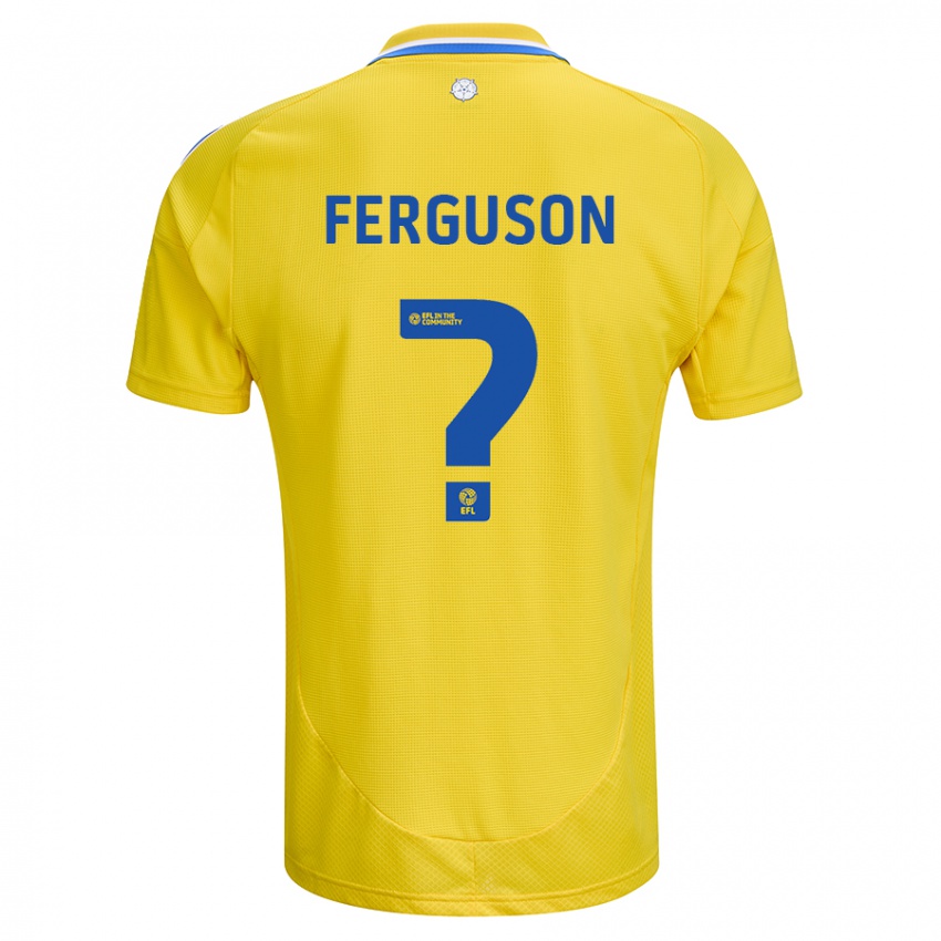 Criança Camisola Connor Ferguson #0 Azul Amarelo Alternativa 2024/25 Camisa