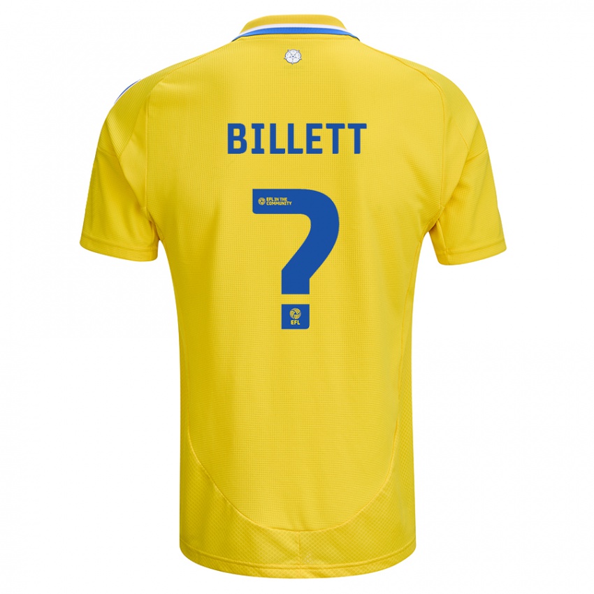 Criança Camisola Joe Billett #0 Azul Amarelo Alternativa 2024/25 Camisa