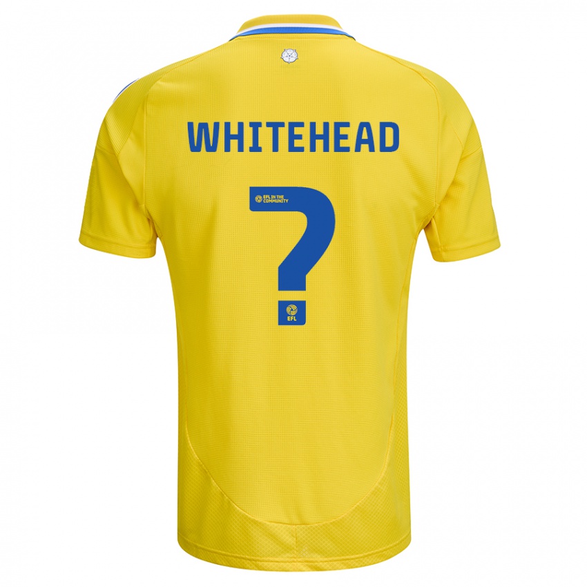 Criança Camisola Louie Whitehead #0 Azul Amarelo Alternativa 2024/25 Camisa