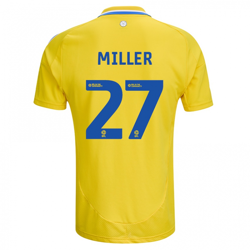 Criança Camisola Amari Miller #27 Azul Amarelo Alternativa 2024/25 Camisa