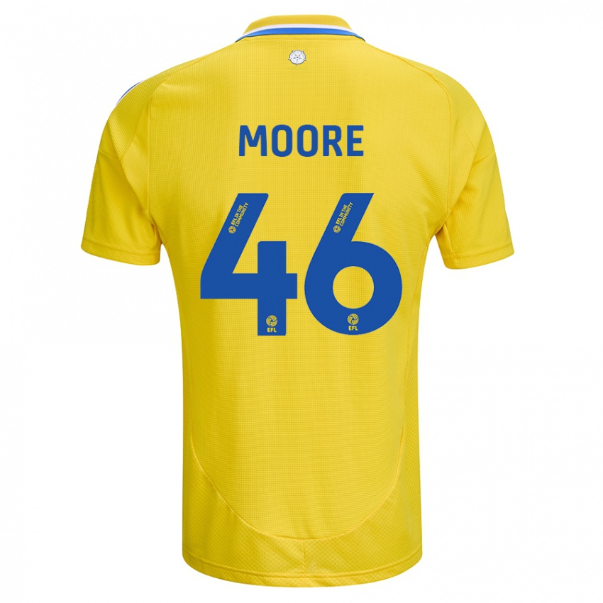 Criança Camisola Kris Moore #46 Azul Amarelo Alternativa 2024/25 Camisa