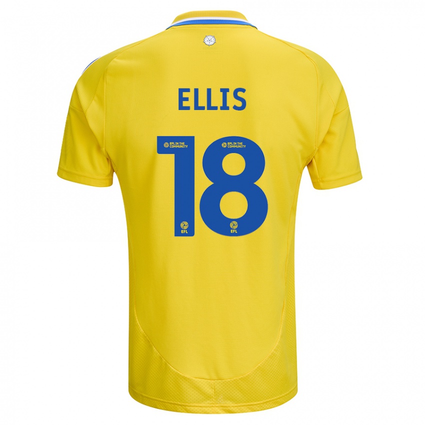 Criança Camisola Macy Ellis #18 Azul Amarelo Alternativa 2024/25 Camisa