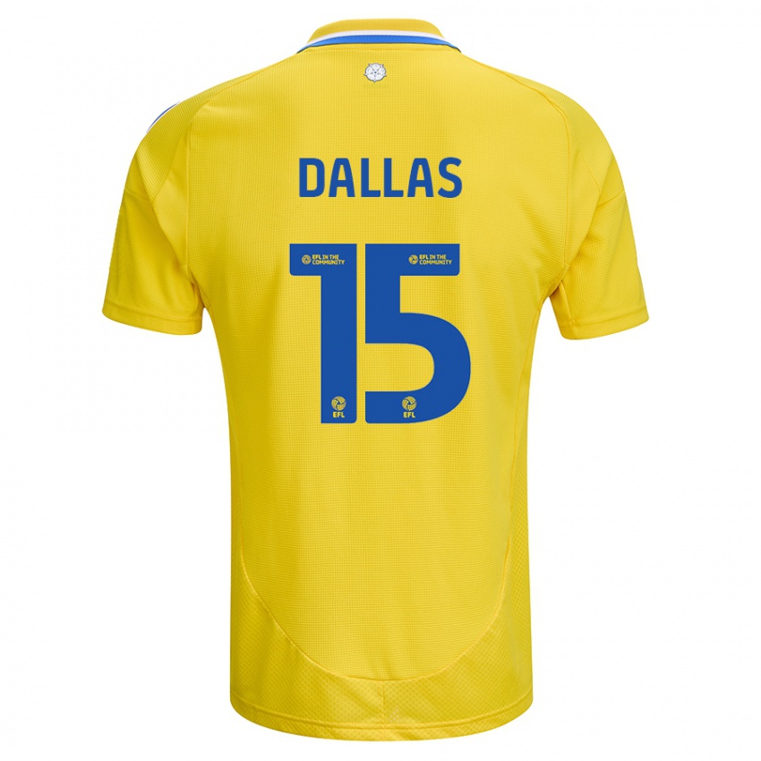 Criança Camisola Stuart Dallas #15 Azul Amarelo Alternativa 2024/25 Camisa