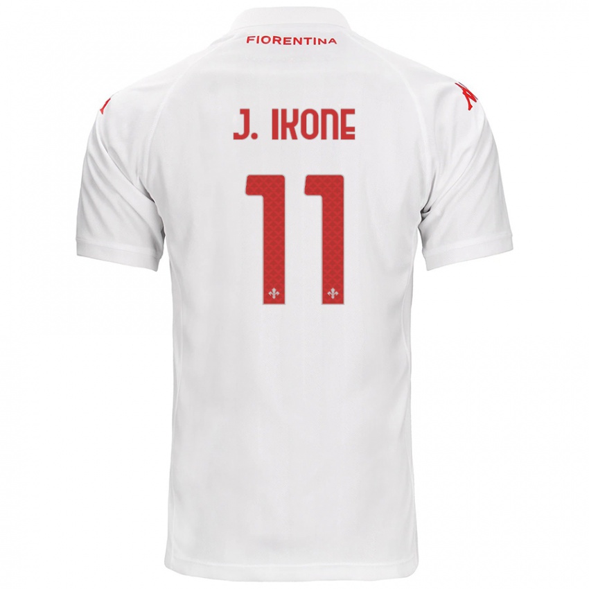 Criança Camisola Jonathan Ikoné #11 Branco Alternativa 2024/25 Camisa