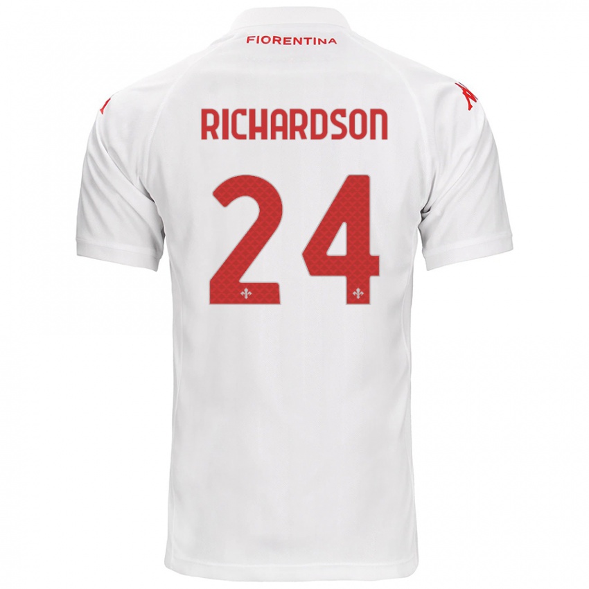 Criança Camisola Amir Richardson #24 Branco Alternativa 2024/25 Camisa