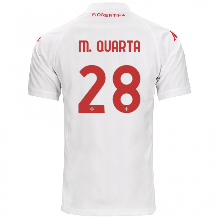 Criança Camisola Lucas Martínez Quarta #28 Branco Alternativa 2024/25 Camisa