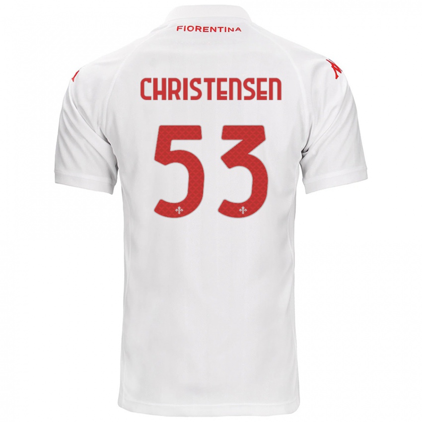 Criança Camisola Oliver Christensen #53 Branco Alternativa 2024/25 Camisa