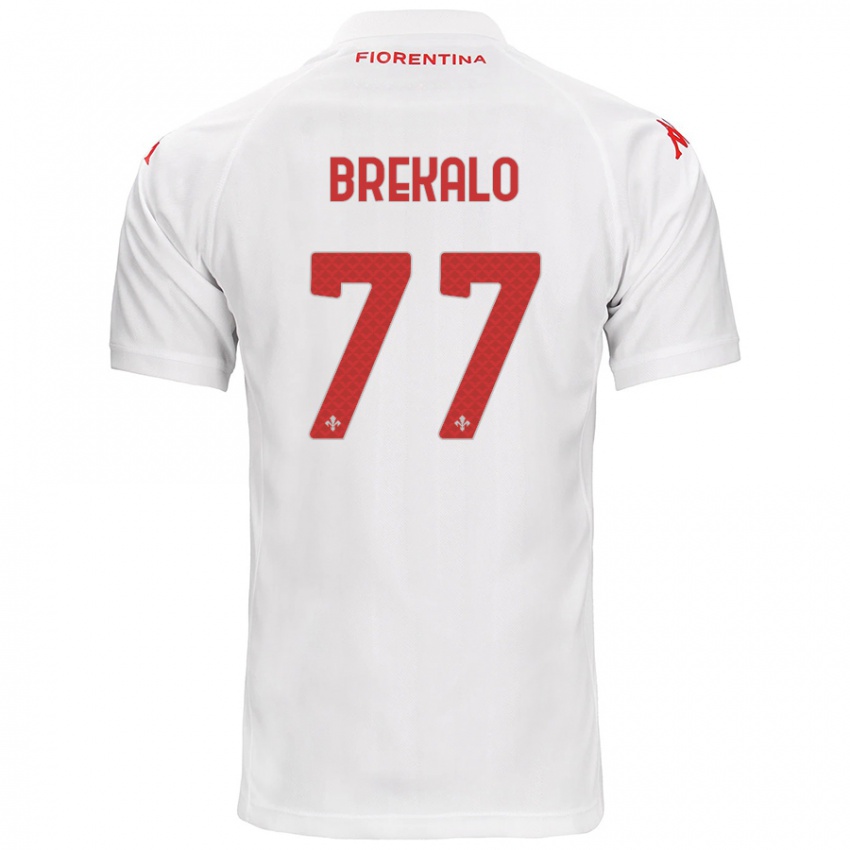 Criança Camisola Josip Brekalo #77 Branco Alternativa 2024/25 Camisa