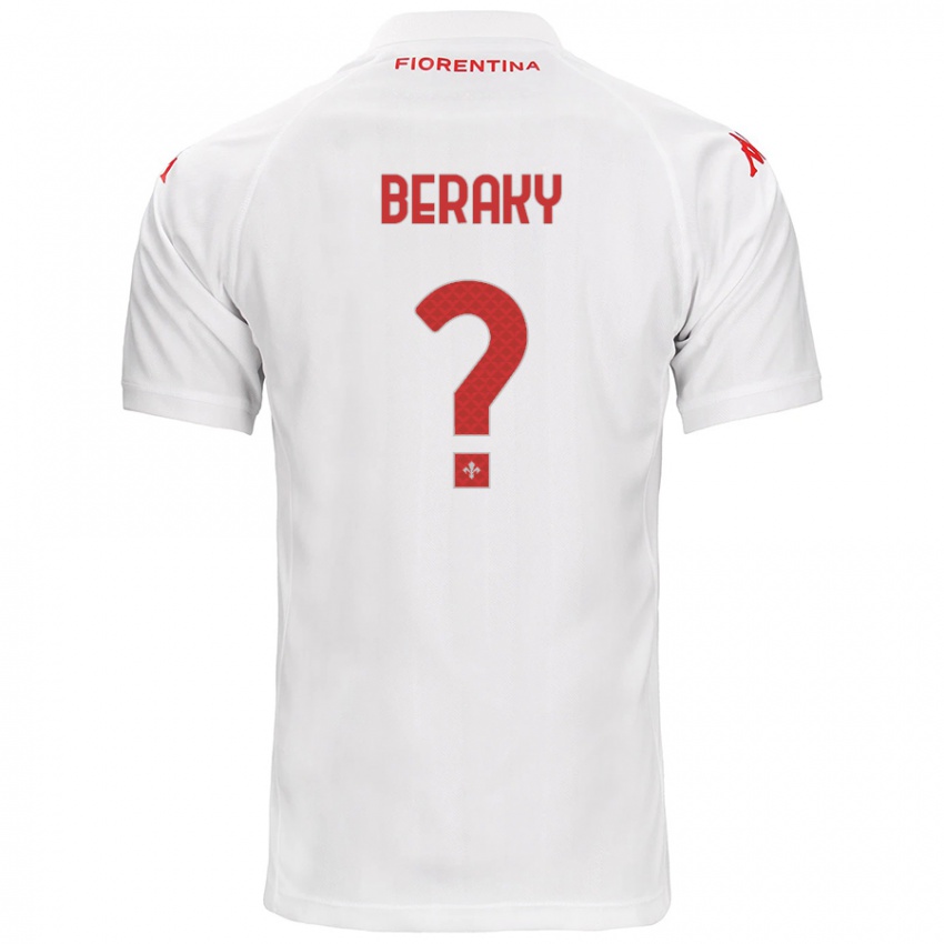 Criança Camisola Mussie Beraky #0 Branco Alternativa 2024/25 Camisa