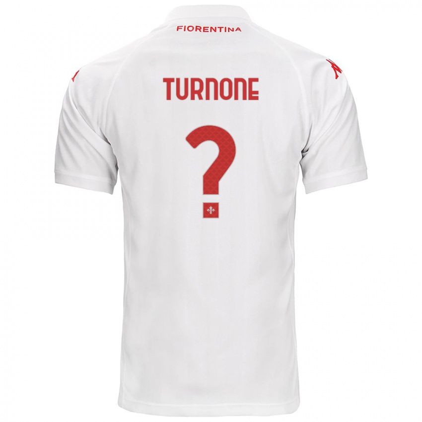 Criança Camisola Niccolò Turnone #0 Branco Alternativa 2024/25 Camisa