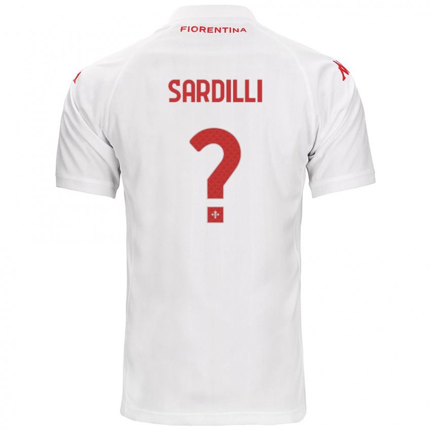 Criança Camisola Davide Sardilli #0 Branco Alternativa 2024/25 Camisa