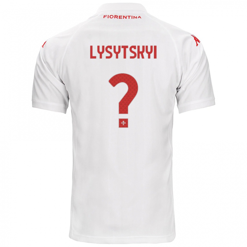 Criança Camisola Andriy Lysytskyi #0 Branco Alternativa 2024/25 Camisa