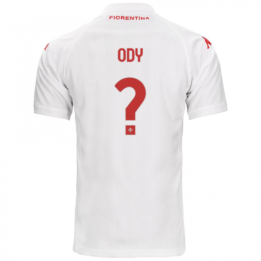 Criança Camisola Edwin Ody #0 Branco Alternativa 2024/25 Camisa