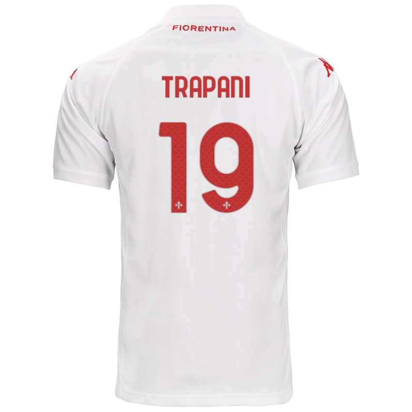 Criança Camisola Niccolò Trapani #19 Branco Alternativa 2024/25 Camisa