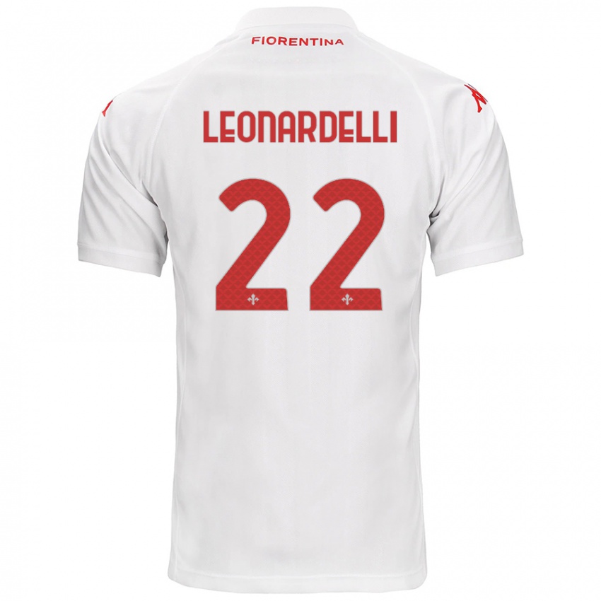 Criança Camisola Pietro Leonardelli #22 Branco Alternativa 2024/25 Camisa