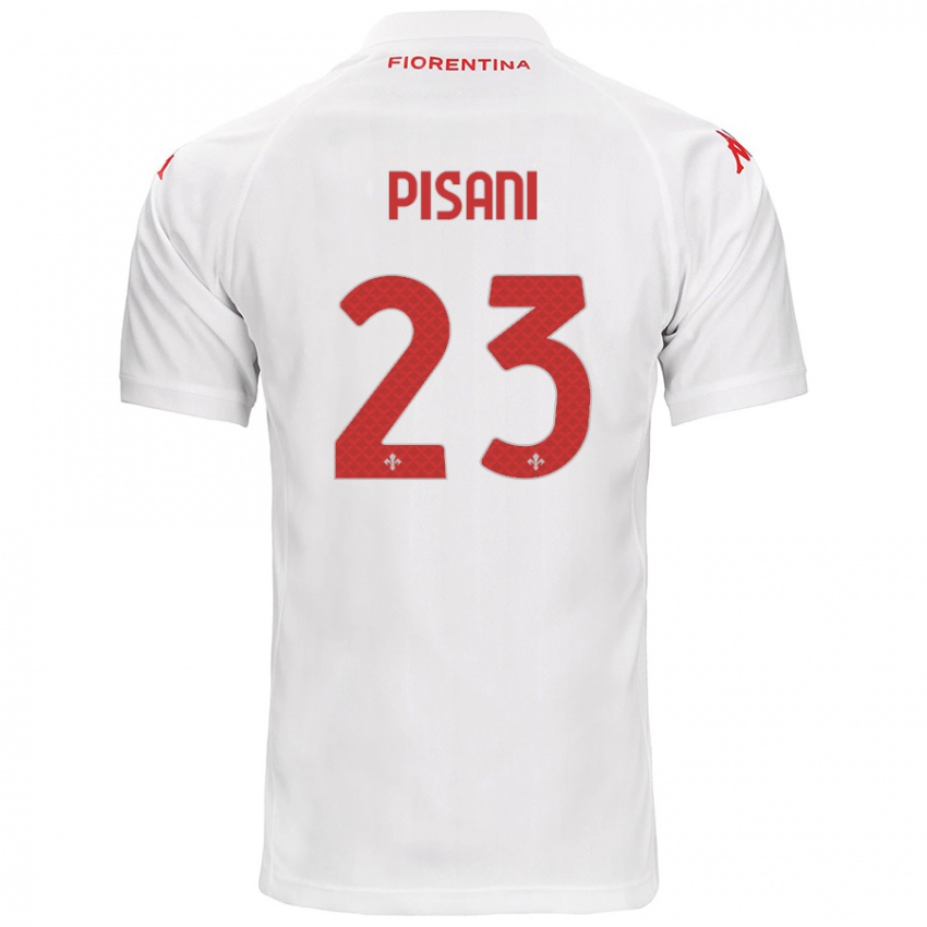 Criança Camisola Diego Pisani #23 Branco Alternativa 2024/25 Camisa