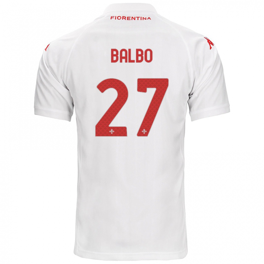 Criança Camisola Luis Balbo #27 Branco Alternativa 2024/25 Camisa