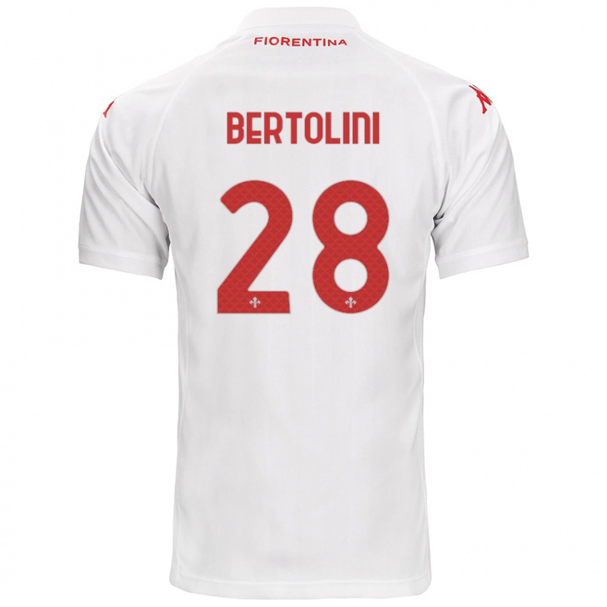 Criança Camisola Gabriele Bertolini #28 Branco Alternativa 2024/25 Camisa