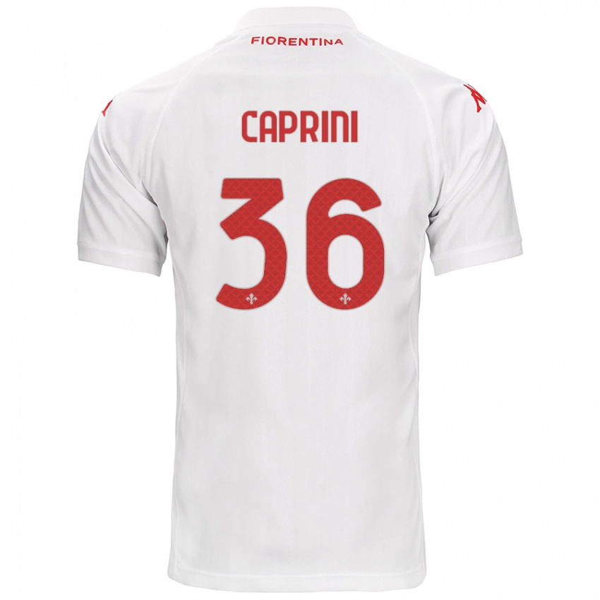 Criança Camisola Maat Daniel Caprini #36 Branco Alternativa 2024/25 Camisa