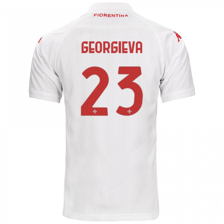 Criança Camisola Marina Georgieva #23 Branco Alternativa 2024/25 Camisa