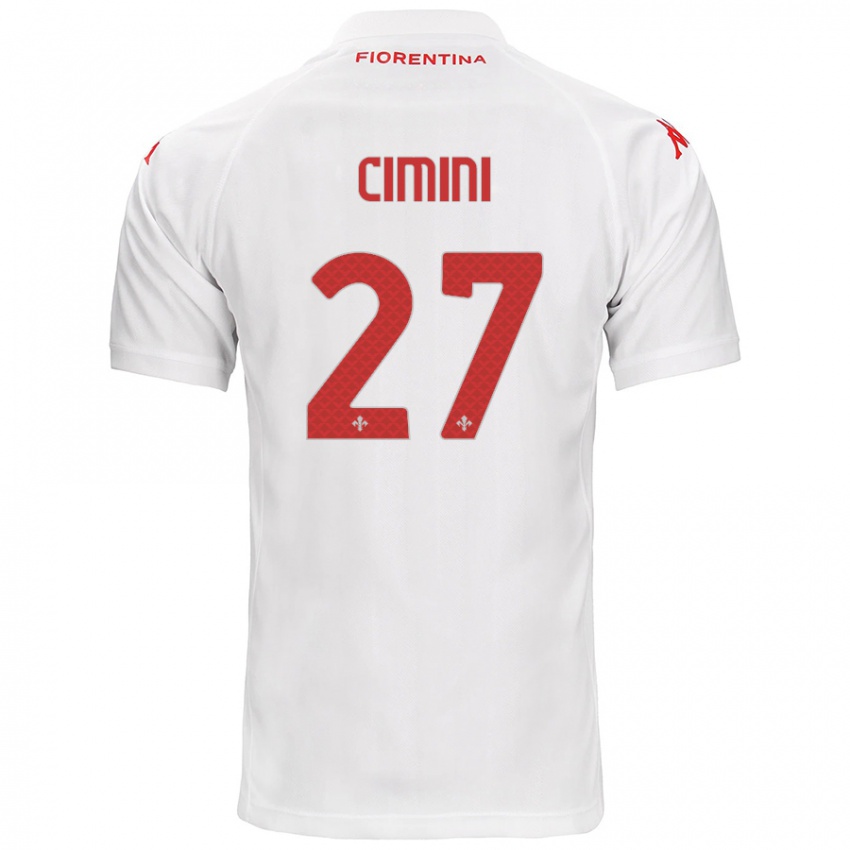 Criança Camisola Linda Tucceri Cimini #27 Branco Alternativa 2024/25 Camisa