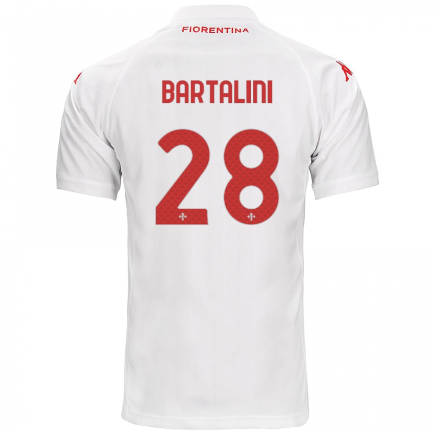 Criança Camisola Viola Bartalini #28 Branco Alternativa 2024/25 Camisa