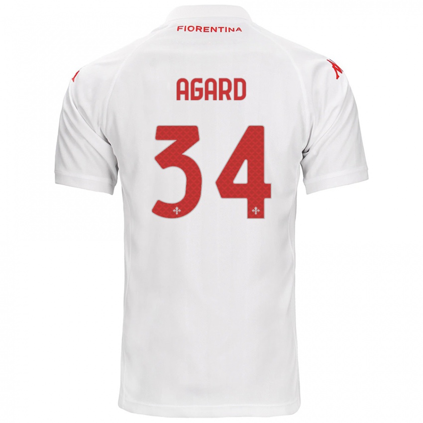 Criança Camisola Laura Agard #34 Branco Alternativa 2024/25 Camisa