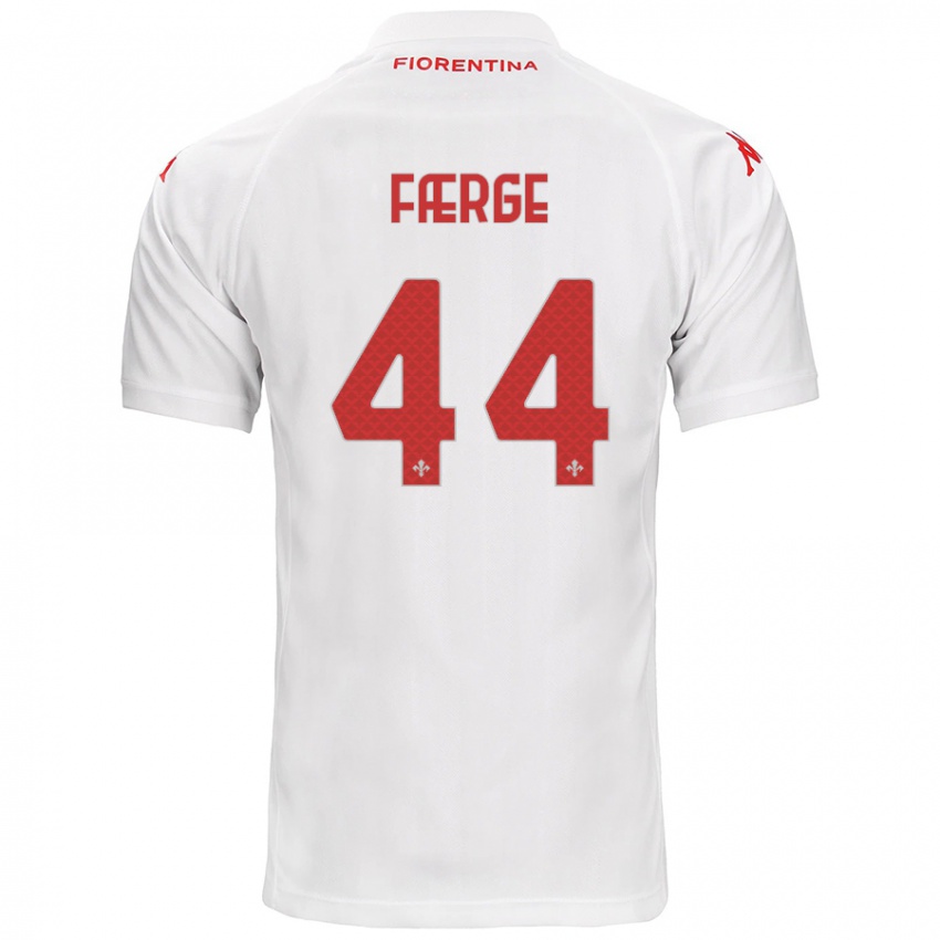 Criança Camisola Emma Færge #44 Branco Alternativa 2024/25 Camisa