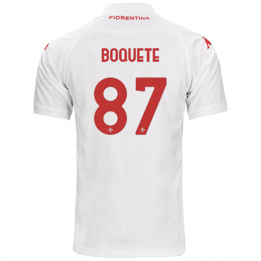 Criança Camisola Veronica Boquete #87 Branco Alternativa 2024/25 Camisa