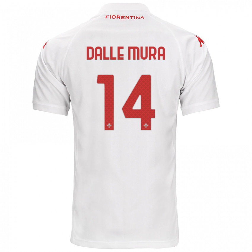 Criança Camisola Christian Dalle Mura #14 Branco Alternativa 2024/25 Camisa