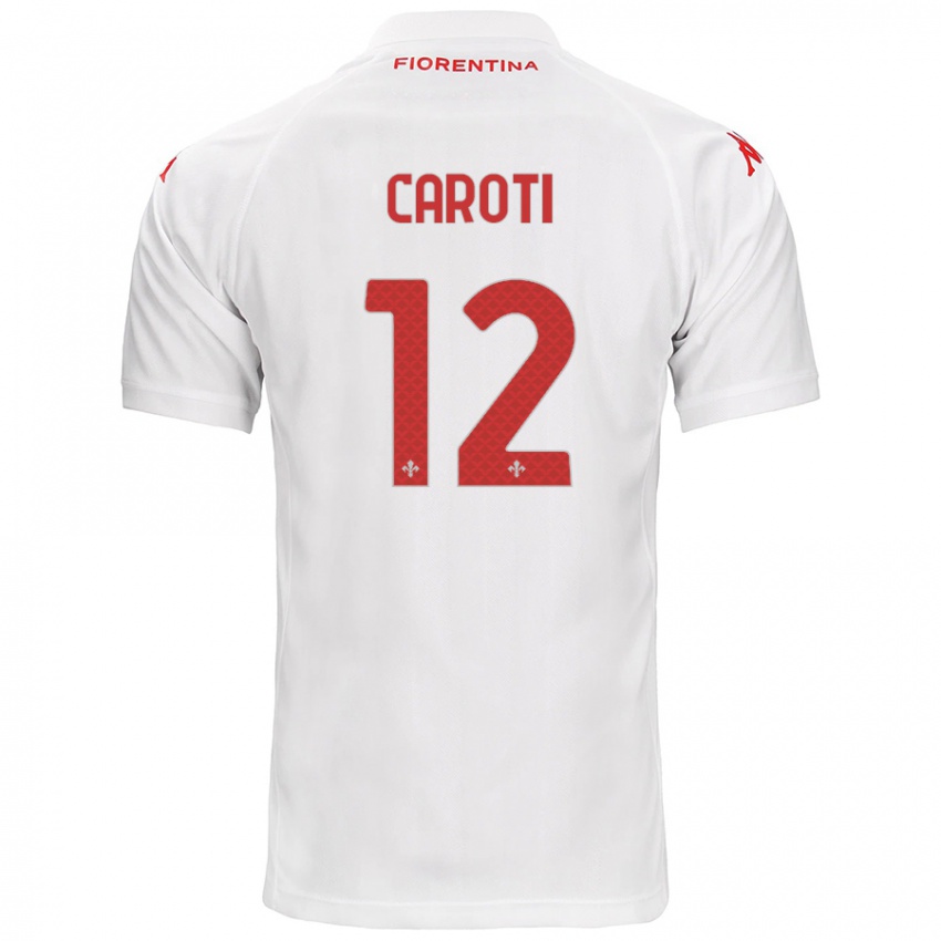 Criança Camisola Filippo Caroti #12 Branco Alternativa 2024/25 Camisa