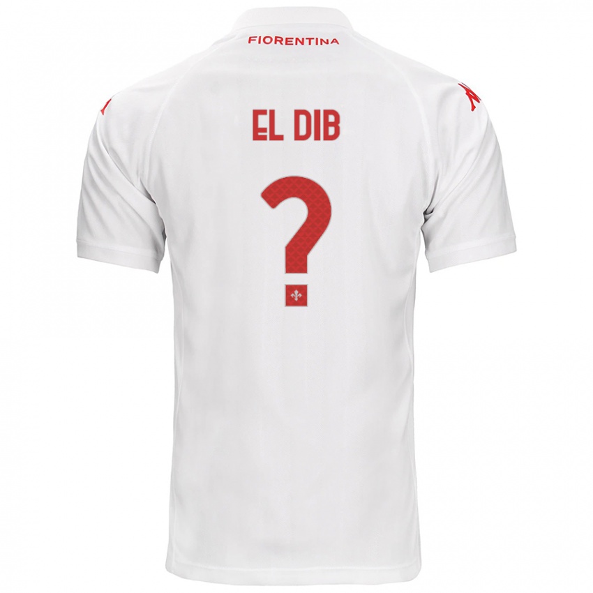 Criança Camisola Karim El Dib #0 Branco Alternativa 2024/25 Camisa