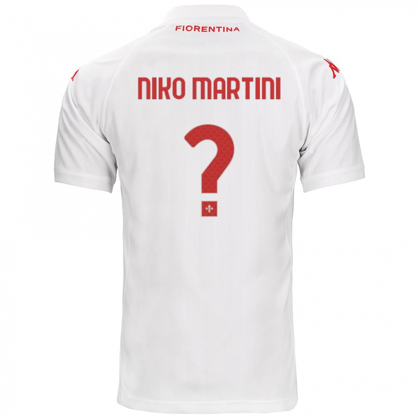 Criança Camisola Niko Martini #0 Branco Alternativa 2024/25 Camisa