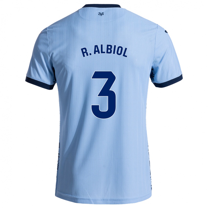 Criança Camisola Raúl Albiol #3 Celeiro Azul Alternativa 2024/25 Camisa