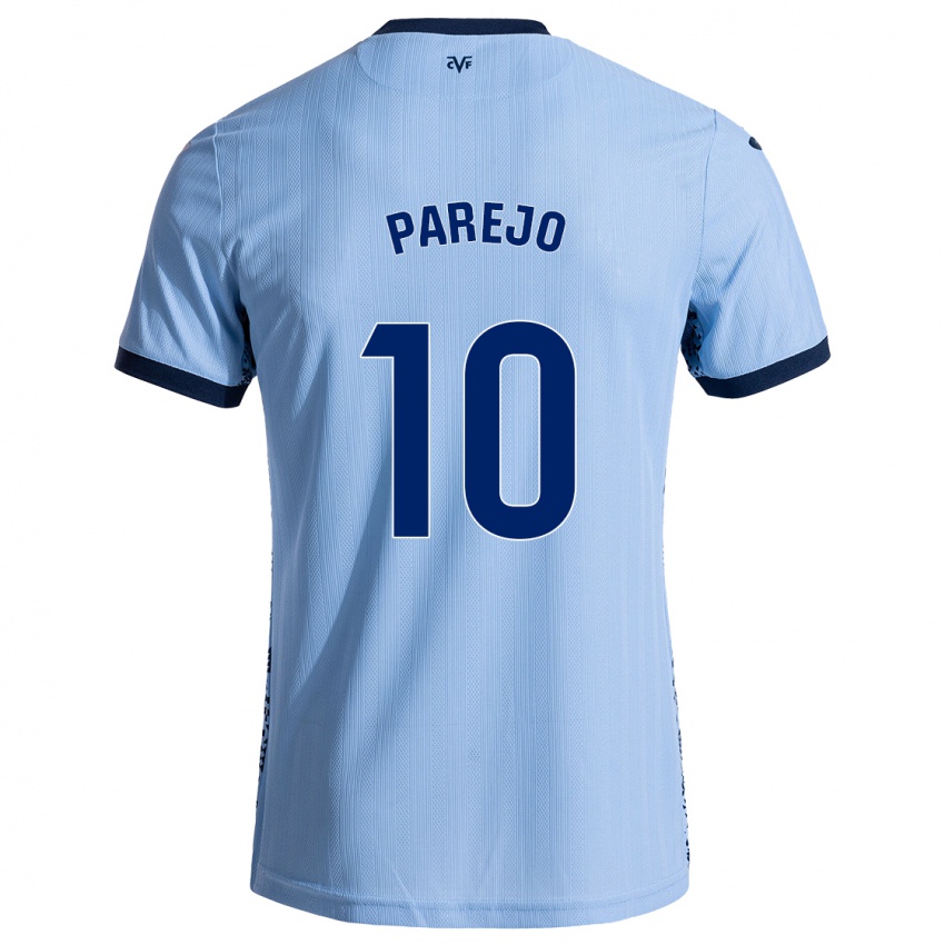 Criança Camisola Dani Parejo #10 Celeiro Azul Alternativa 2024/25 Camisa