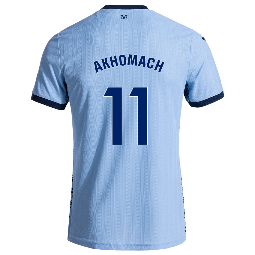 Criança Camisola Ilias Akhomach #11 Celeiro Azul Alternativa 2024/25 Camisa