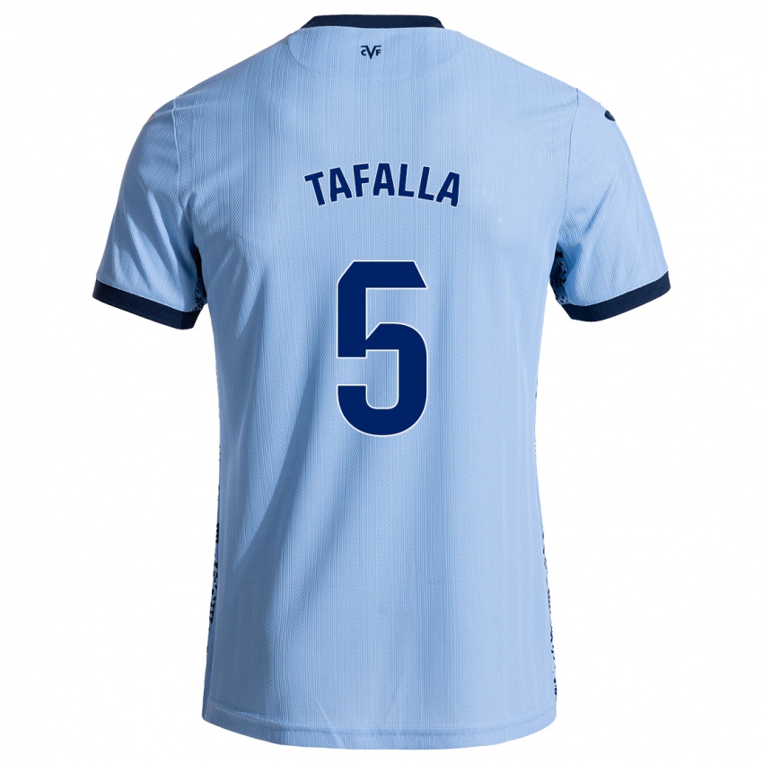 Criança Camisola Fran Tafalla #5 Celeiro Azul Alternativa 2024/25 Camisa