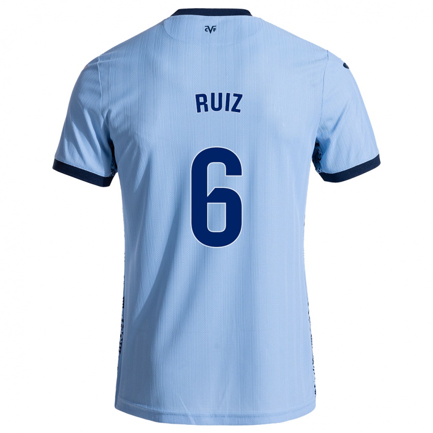 Criança Camisola Joan Ruiz #6 Celeiro Azul Alternativa 2024/25 Camisa