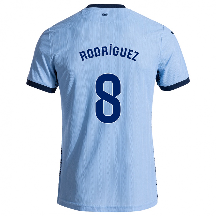 Criança Camisola Unai Rodríguez #8 Celeiro Azul Alternativa 2024/25 Camisa