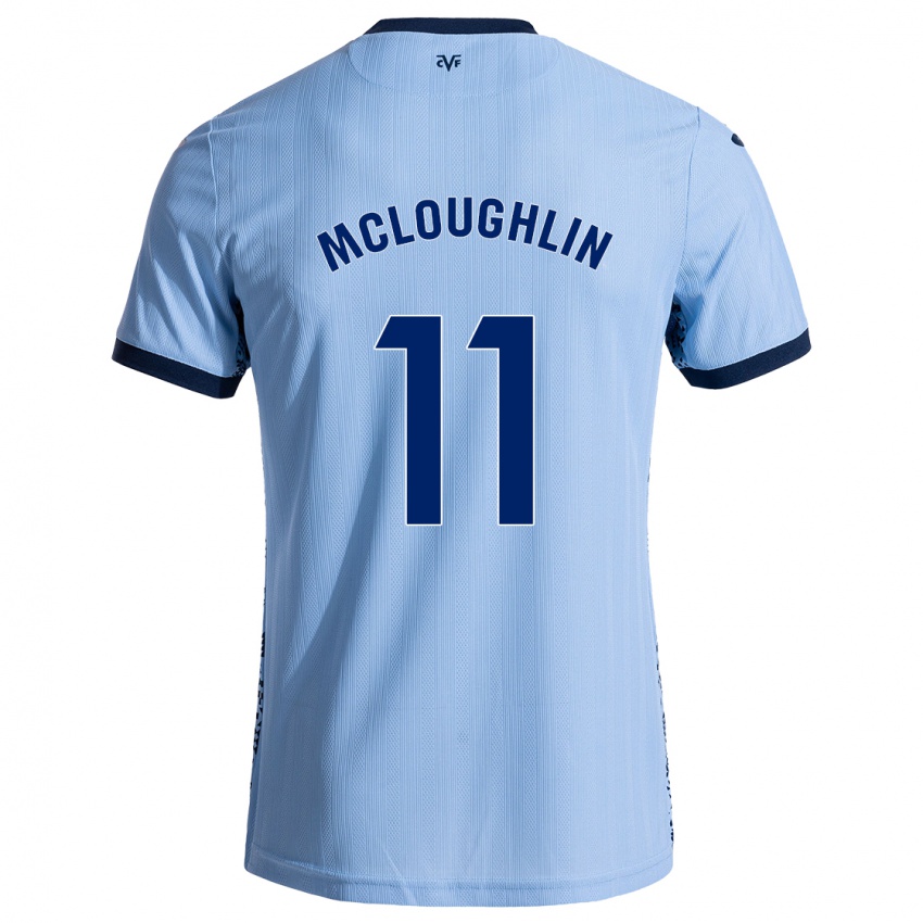 Criança Camisola Caden Mcloughlin #11 Celeiro Azul Alternativa 2024/25 Camisa