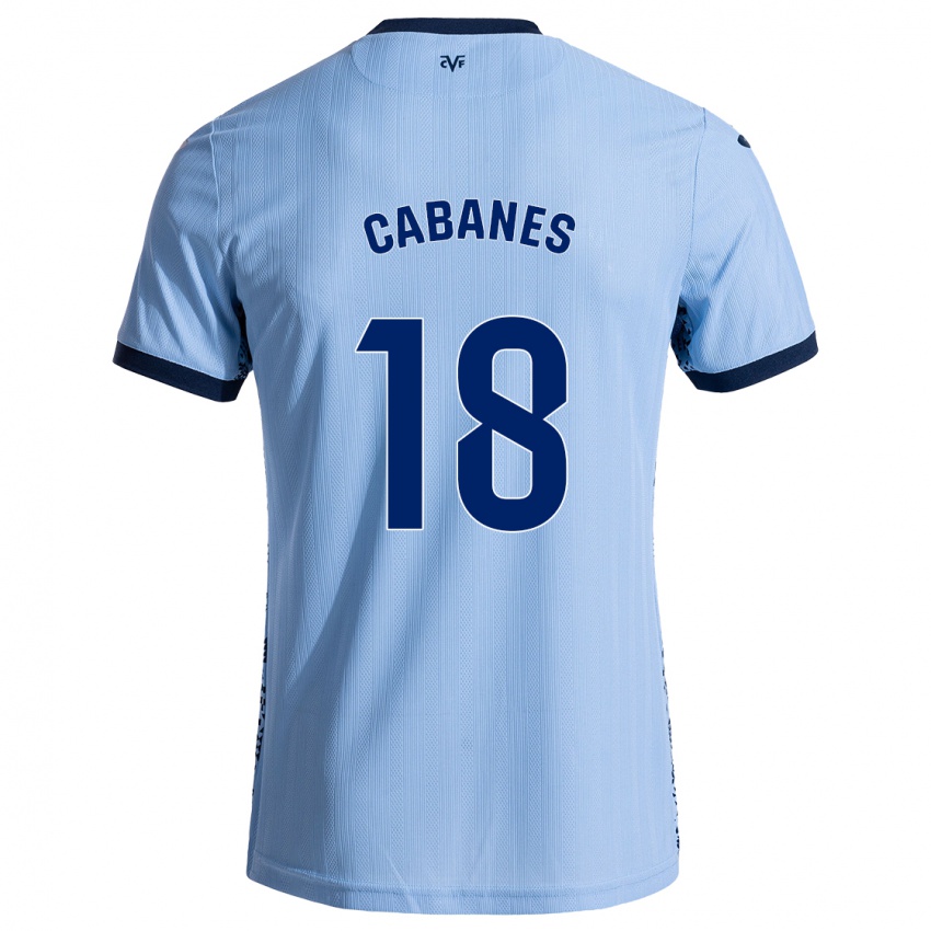 Criança Camisola Pau Cabanes #18 Celeiro Azul Alternativa 2024/25 Camisa