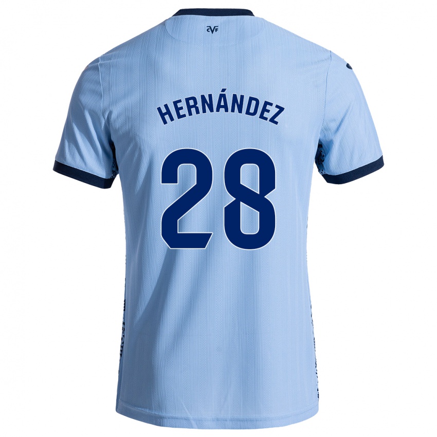 Criança Camisola Gerard Hernández #28 Celeiro Azul Alternativa 2024/25 Camisa