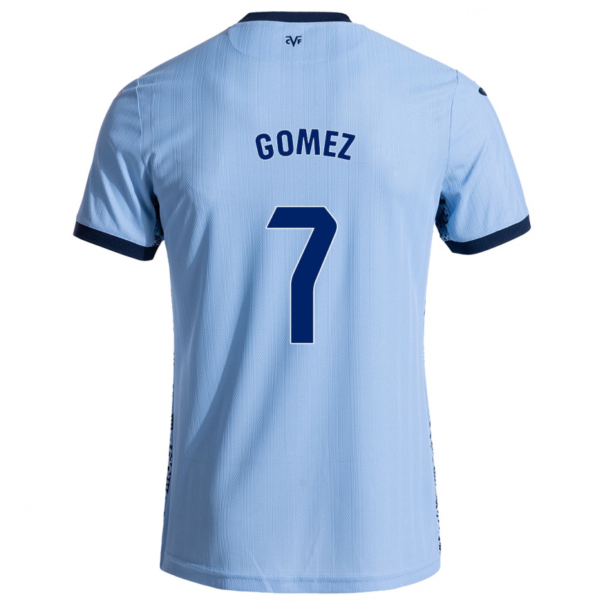 Criança Camisola Lucía Gómez #7 Celeiro Azul Alternativa 2024/25 Camisa