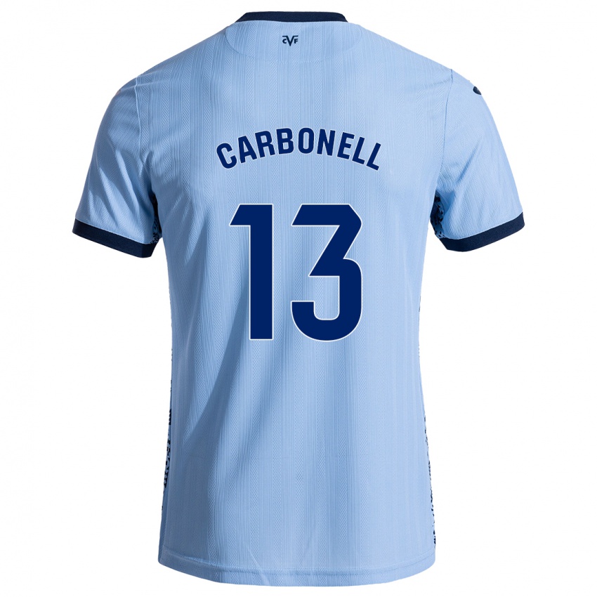 Criança Camisola Carmen Carbonell #13 Celeiro Azul Alternativa 2024/25 Camisa